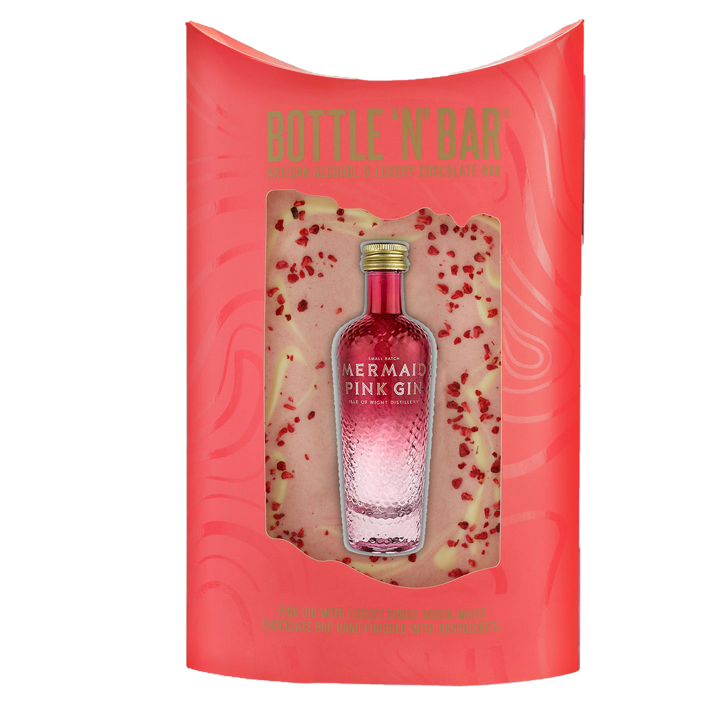 Mermaid Pink Gin & Chocolate Gift - Bottle N Bar