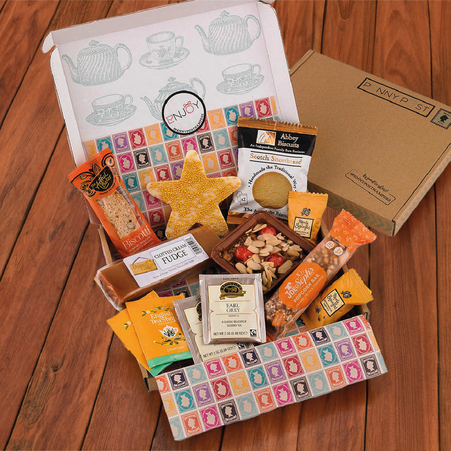 Afternoon Tea Hamper Delivered Letterbox Gift Penny Post